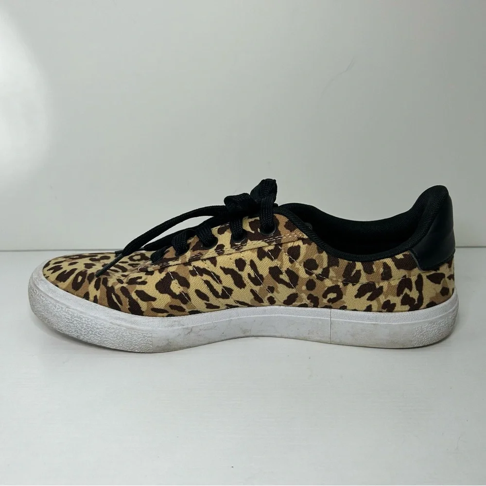 Adidas x FARM Rio Vulcraid3R Hazy Beige Leopard Print Skate Shoe Size 8